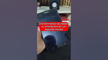 Como transformar seu tablet ou smartphone em um segundo monitor #jogo #monitor #tablet #setup #pc