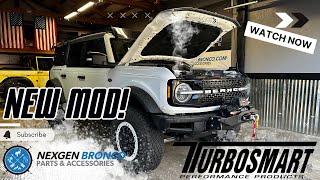 Quick and Easy NEW Bronco Mod! Installing the Turbosmart Blow Off Valve on our 2022 Ford Bronco!