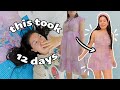 I turned an old dress to the coolest 2 piece set the reveal part 2  thrift flip  sew with me