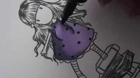 Colouring with alcohol markers - Part 1