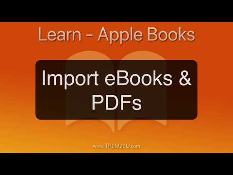How to Import eBooks & PDFs to the Books App on iPhone or iPad!