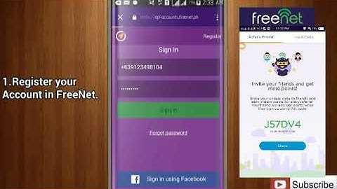 FREE LOAD HOW TO USE FREENET AND EARN 50MB! | TUTORIAL