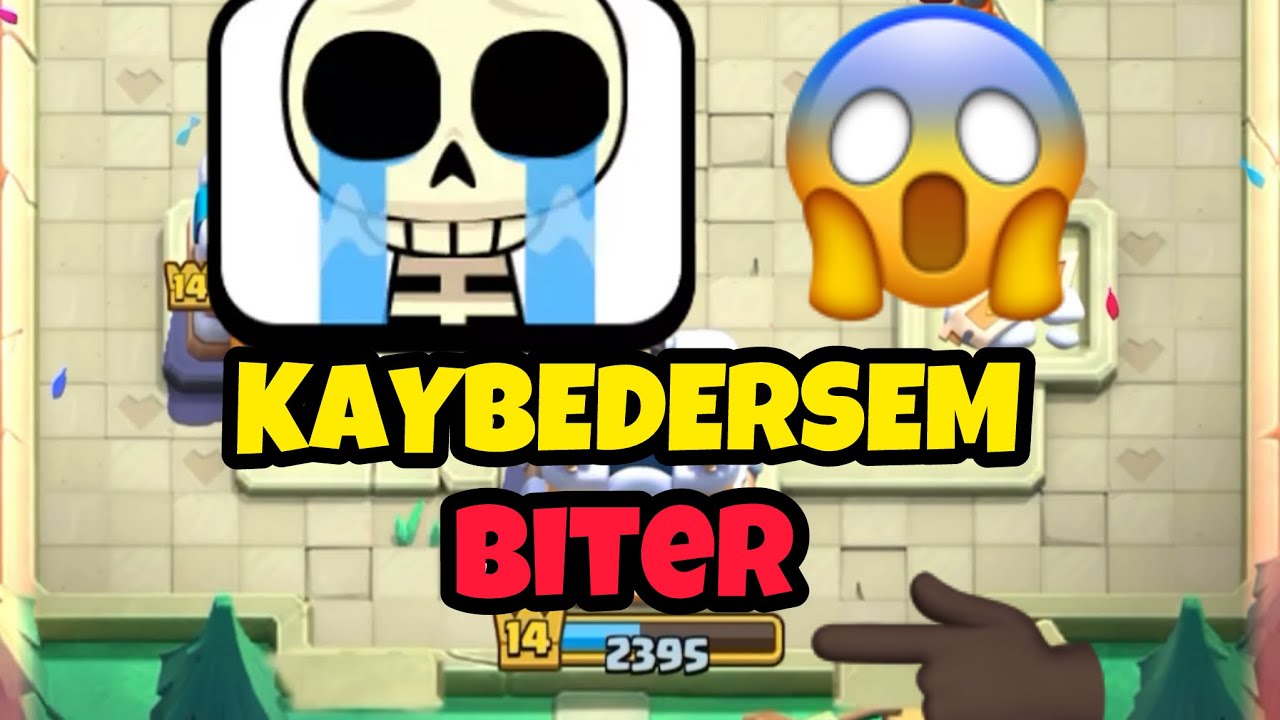 1 Maç Kaybedersem HER ŞEY BİTER! 😱 | 10.200 Kupa Clash Royale