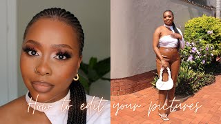 How to edit your pictures for Instagram || Aura Dandelion South African YouTuber