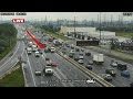 Traffic at a crawl across the GTA, truck flipped on 401 causing lane closure