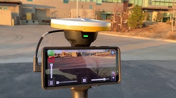 Tesla Cybertruck viewed in Trimble SiteVision outdoor augmented reality system