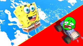 🧽 1000% IMPOSIBLE: RETO de BOB ESPONJA!! 🚗 CARRERA GTA 5 ONLINE #1