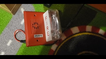 Rare 12VDC Wheelock MIZ horn strobe test