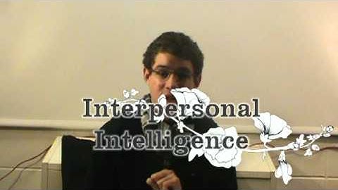 Interpersonal Intelligence