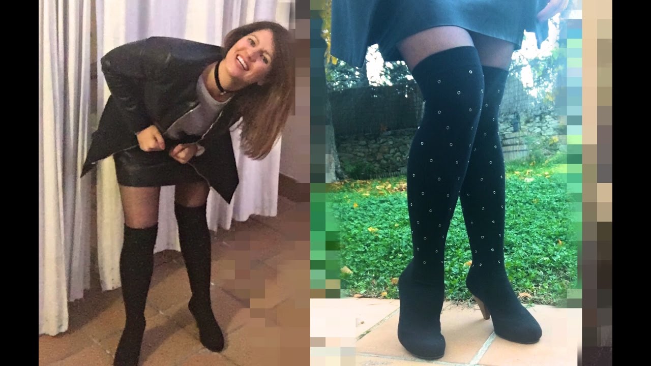 BOTAS Te enseño hacerlas!!/DIY SOCK BOOTS/ - YouTube