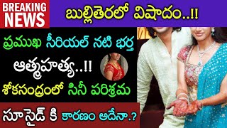 పాపం! భర్త తిరిగిరాని లోకాలకు వెళ్లిపోవడంతో కుమిలికుమిలి ఏడుస్తున్న బుల్లితెర సీరియల్ నటి! Tollywood