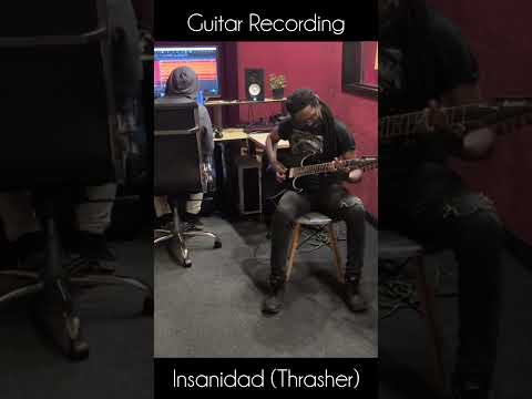 Insane Fast Riffs Recording for Insanidad (Thrasher) song #ibanezguitars #devasted #thrashmetal