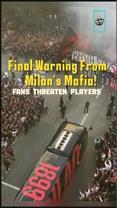 Milan Fans Give FINAL WARNING to Players 😱🔥 Mafia Ties?! 4-0 Victory ! 🏆 #ACMilan #SerieA #Football