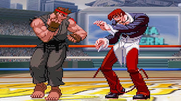 Orochi Iori vs Evil Ryu