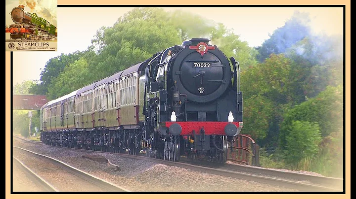70000 Britannia.  3 HIGH SPEED PASSES. Up Close at Track Level.