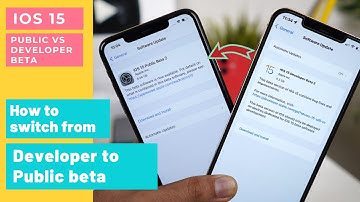 iOS 15 Public beta vs Developer Beta | How to switch from iOS 15 Developer to Public beta
