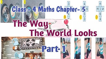Class- 4 Maths Chapter- 5 The Way The World Looks Part- 1
