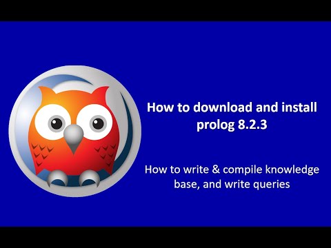 How to download & Install latest version of prolog, Write and compile Knowledgebase and Run Queries