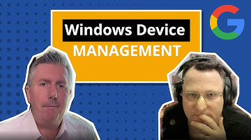 Windows Device Management for Google Workspace