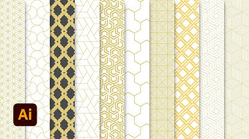Shutterstock top 10 selling geometric pattern designs | Adobe Illustrator