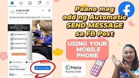 Paano mag add ng SEND MESSAGE button sa FB Post 2024 Update | Easy tutorial to follow | Mey Mik