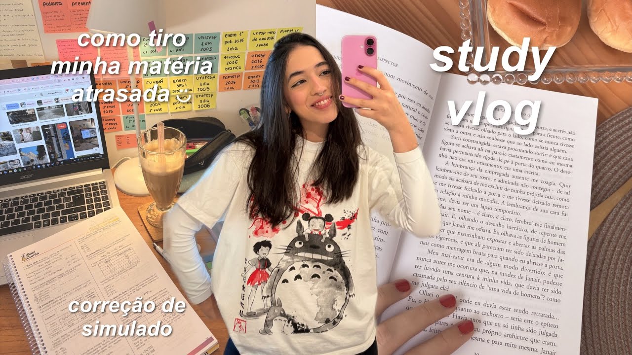 study vlog | como tiro minhas matérias atrasadas