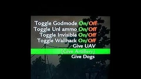 Cod 5 World At War - Zombies Mod Menu