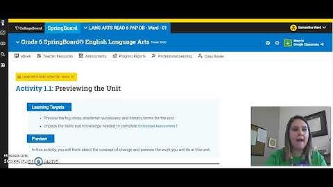 Springboard Navigation Video