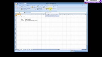 The Developer Tab in MS Excel 2007