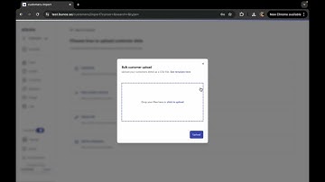 How to Import Customers(Bulk upload).