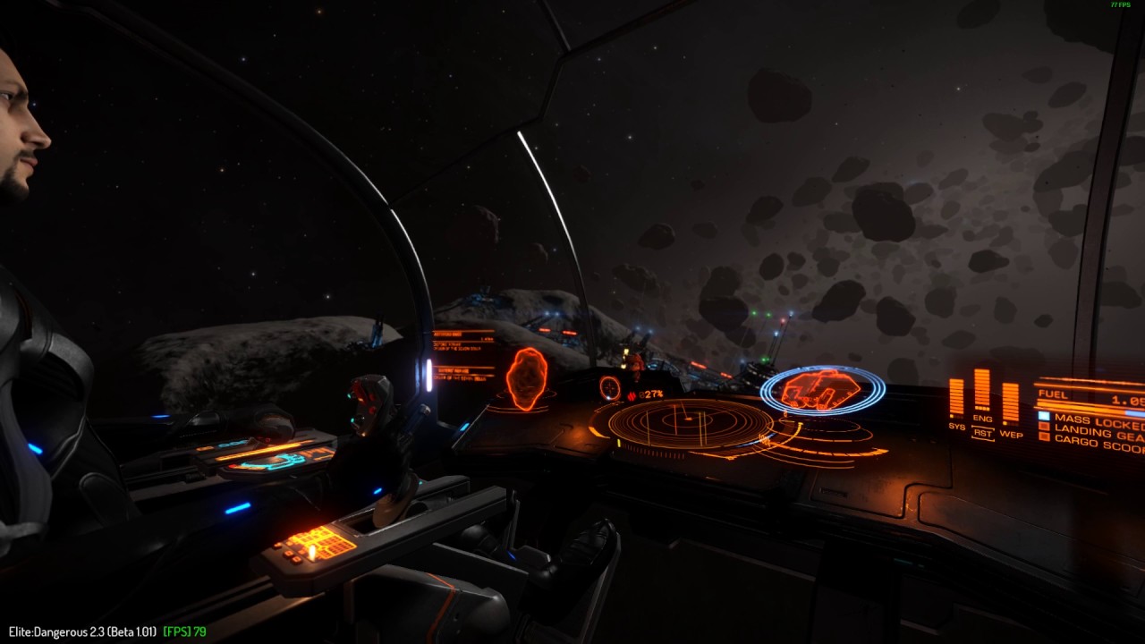 Asteroid base inside gas giant's ring! - Elite Dangerous 2.3 Beta