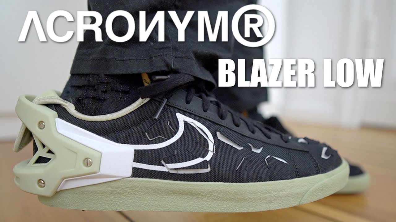 ACRONYM ® x Nike Blazer Low - YouTube