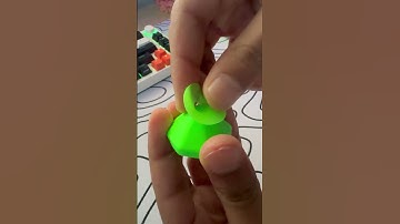 3d printed Bulbasaur fidget #keyboard #asmr #shorts
