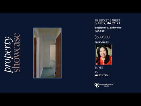 15 BECKET STREET, Quincy, MA home video tour