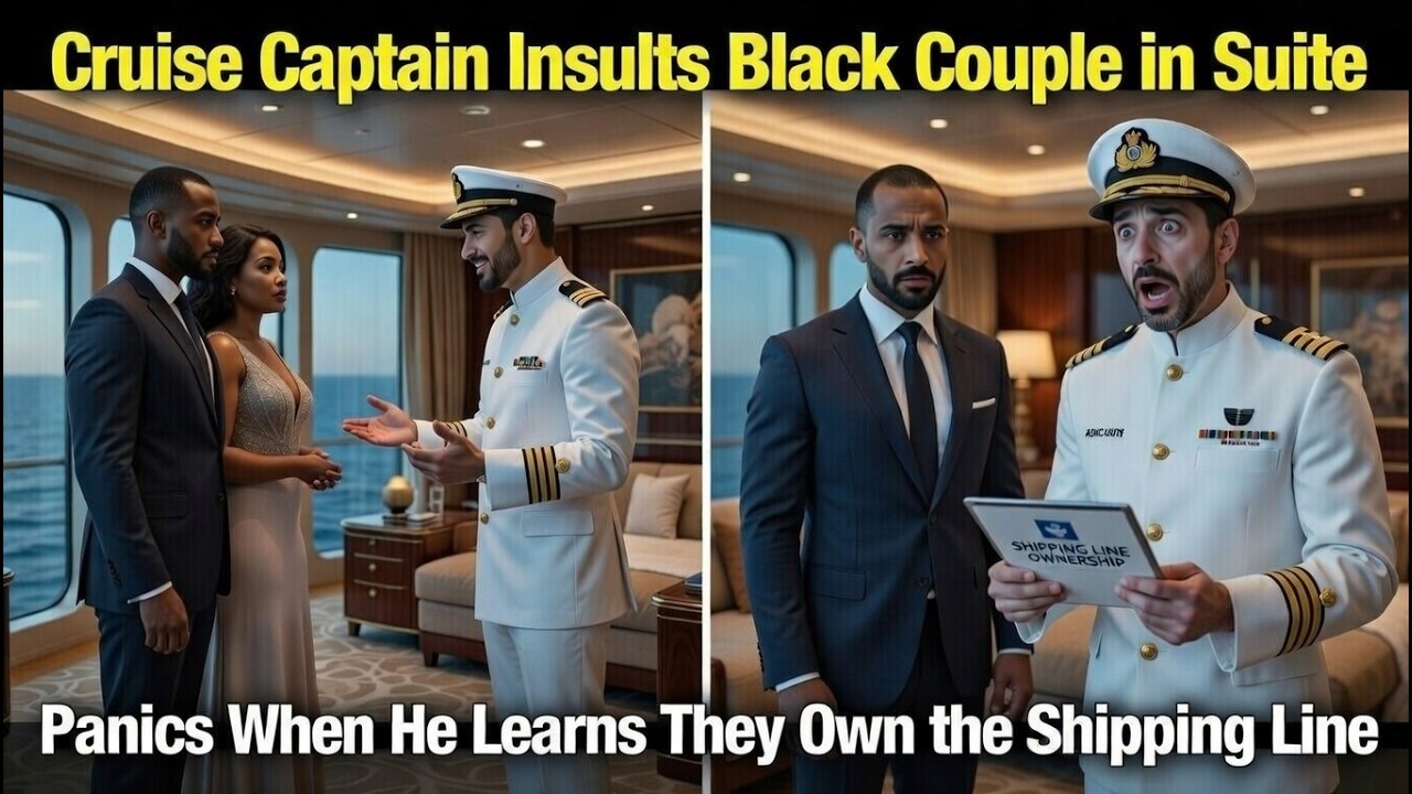 Cruise Captain Insults Black Couple in Suite — Panics When He Learns They Own the Ship