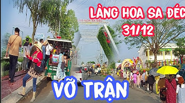 Làng Hoa Sa Đéc đón nhận lượng khách tham quan đổ về đông nghẹt