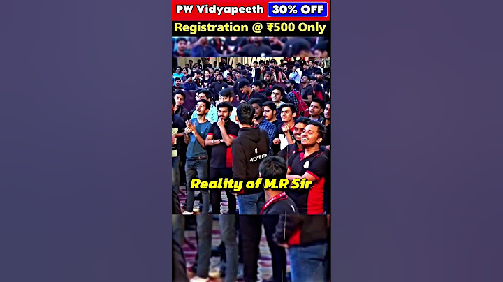 Reality of MR Sir 🤭 #PW #Shorts #BharatKaVishwas