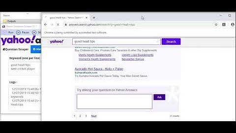 How to Scrape Yahoo Questions | Web Automation Tools