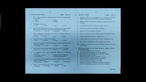 Computer on office automation August month answer key 2023*