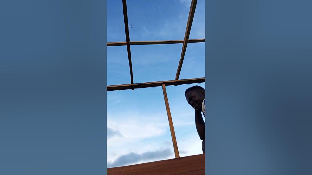 building my zinc house in Liberia part 4 the roofing of the house YouTube