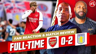 Advantage City As Arsenal Drop Points! | Arsenal 0-2 Aston Villa | FANZONE | Full-Time Live