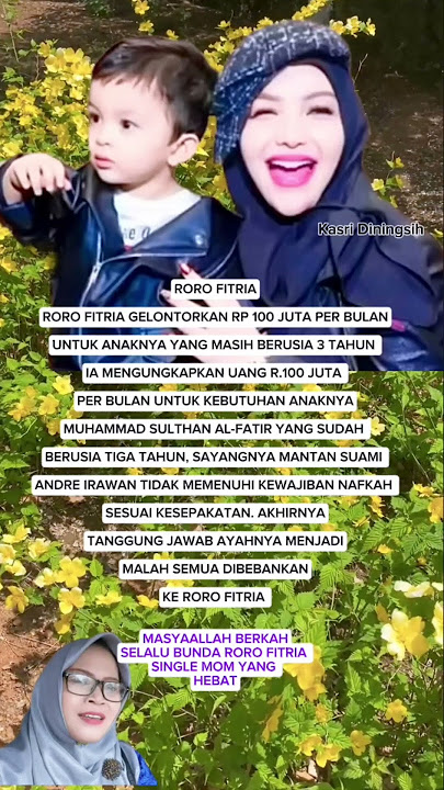 'RORO FITRIA' MASYAALLAH RP.100 JT/ BULAN BUAT ANAK TABARAKALLAH #vlog #shorts #short #shortvideo