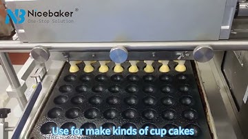 Nicebaker NB-05cup cakes depositor machine, use for making kinds of cupcakes,muffin,6/8/10 inch cake