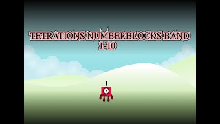 Tetrations Numberblocks Band 1-10