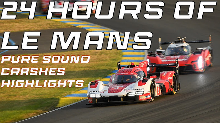 24 Hours of Le Mans - Crashes, Pure Sound & Highlights 2025
