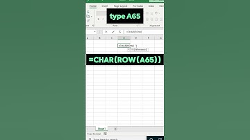 Step-by-Step Guide: Entering A to Z Alphabets in Excel Using the CHAR Function