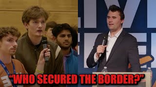 Charlie Kirk DISMANTLES Student With Facts About Who Secured the Border