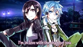 Nightcore - Shape of You (Switching Vocals) - (Lyrics) chords