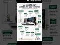 AC Technician Training: Indoor Unit Parts Full Details#viral #ytshorts #acservice #acrepair#ac #hvac