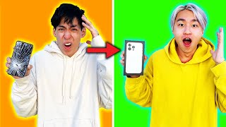 I SMASHED HIS PHONE AND GOT HIM A NEW ONE? I SMASHED HIS PHONE AND GOT HIM A NEW ONE?
